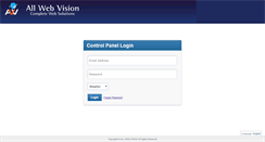 Desktop Screenshot of cpanel.allwebvision.in